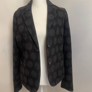 The Academy Blazer by Gap Polkadot Grey